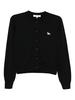 Maison Kitsuné PW00501KT1006P199 Cardigan - Black - Thumbnail 1