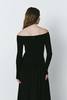 Sophie Rue Rosette Off Shoulder Dress - Thumbnail 6