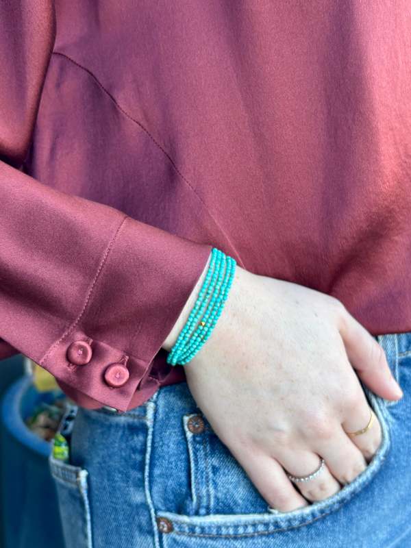 Anne Sportun Turquoise Wrap Bracelet/Necklace