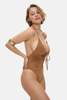Frankies Bikinis Barrel Suede One Piece - Thumbnail 1