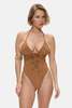 Frankies Bikinis Barrel Suede One Piece - Thumbnail 2