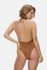 Frankies Bikinis Barrel Suede One Piece - Thumbnail 3
