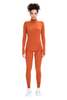 MONOSUIT Turtleneck Long Sleeve Full ECO Bodysuit - Orange - Thumbnail 1