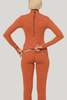MONOSUIT Turtleneck Long Sleeve Full ECO Bodysuit - Orange - Thumbnail 7