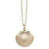 Slow Dance Shell Locket Necklace - Thumbnail 1