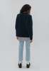 Still Here New York Snap Collar Knit Sweater - Thumbnail 4