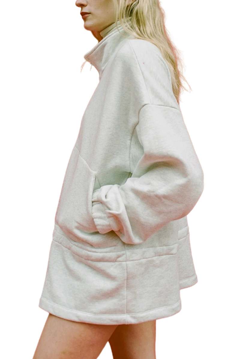 Gil Rodriguez Fleece City Jacket - Ash Grey