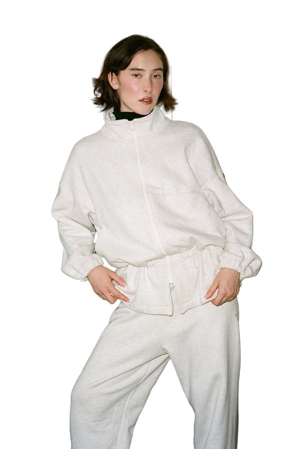 Gil Rodriguez Fleece City Jacket - Ash Grey