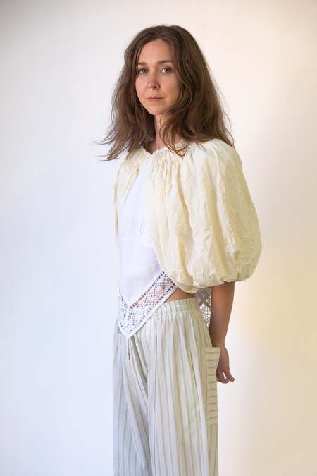 Renata Brenha Upcycled Futebol Frufru Top - Multicolor