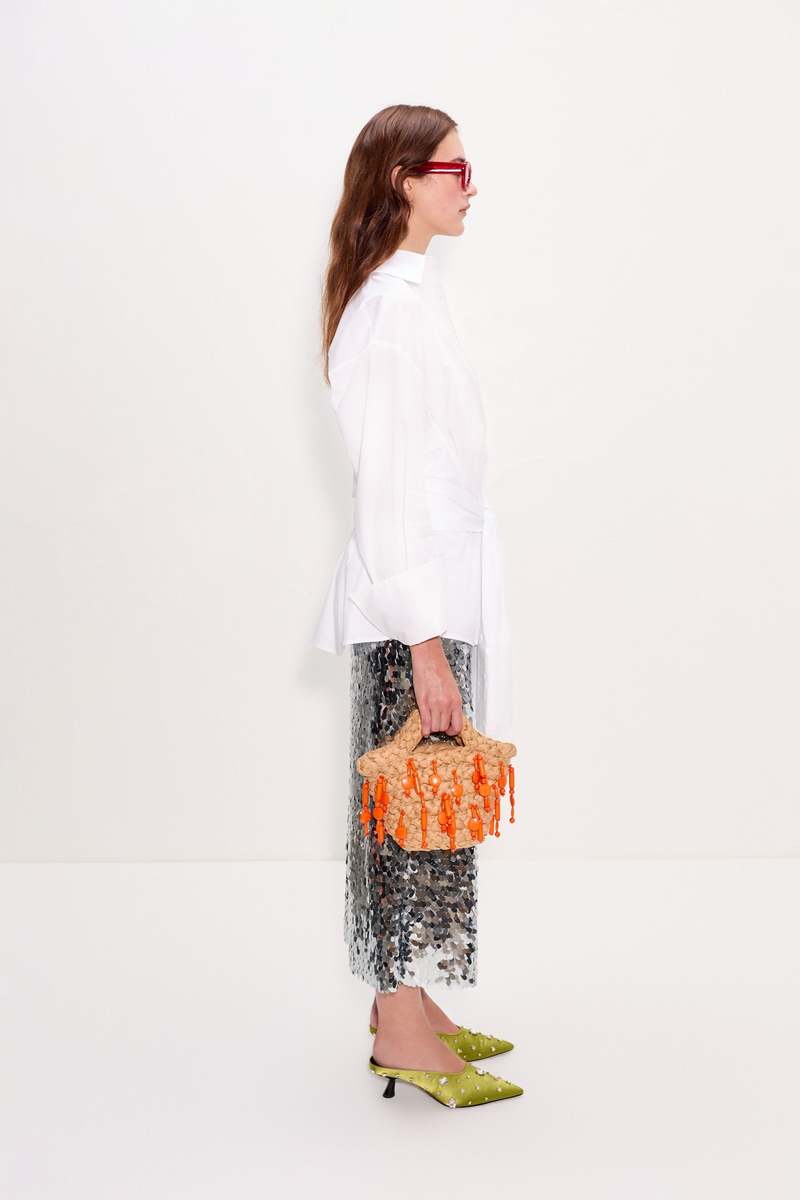 Simon Miller Inna Poplin Top - Macadamia