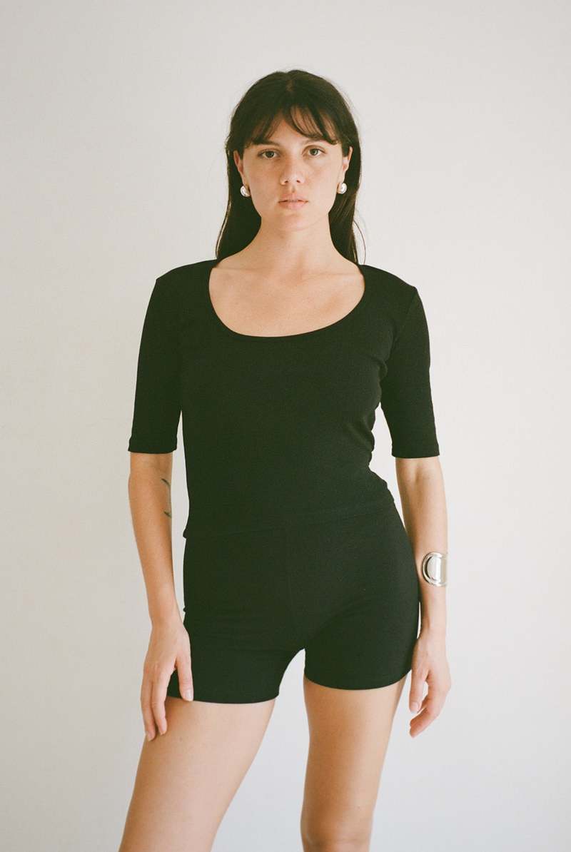 Gil Rodriguez Celine Half-Sleeve Top