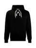 KOLME LESPERE Double Wishbone Hoodie - Black - Thumbnail 1