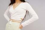 Gil Rodriguez Sarita Wrap Top - Thumbnail 2