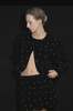 Marlies Grace Jackie Top - Black Velvet Embroidery - Thumbnail 6