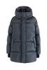 Lempelius Mid Length Puffer Coat - Graphite Blue - Thumbnail 1