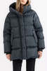 Lempelius Mid Length Puffer Coat - Graphite Blue - Thumbnail 3