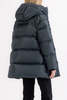 Lempelius Mid Length Puffer Coat - Graphite Blue - Thumbnail 4