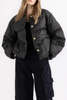Lempelius Short Puffer Jacket - Black - Thumbnail 4