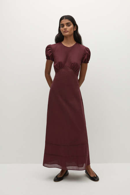 dominquez midi dress faithfull the brand brand faithfull the brand Dominquez Midi Dress White