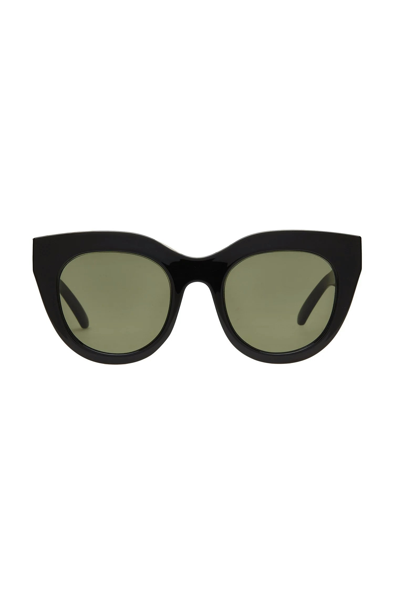 Le Specs Air Heart Sunglasses Black Garmentory
