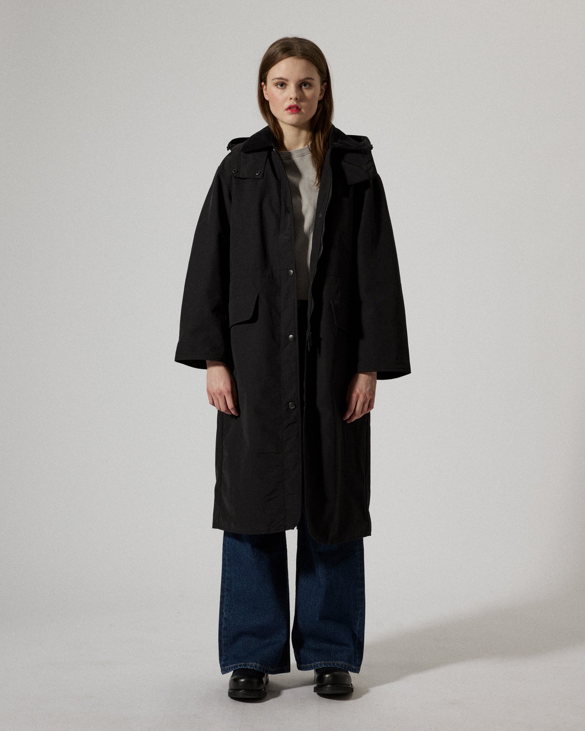 BRIXTOL TEXTILES Joan Jett Nylon Hooded Coat | Garmentory