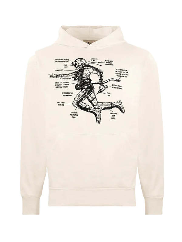 Kolme Lespere Rocketman Hoodie - Ecru