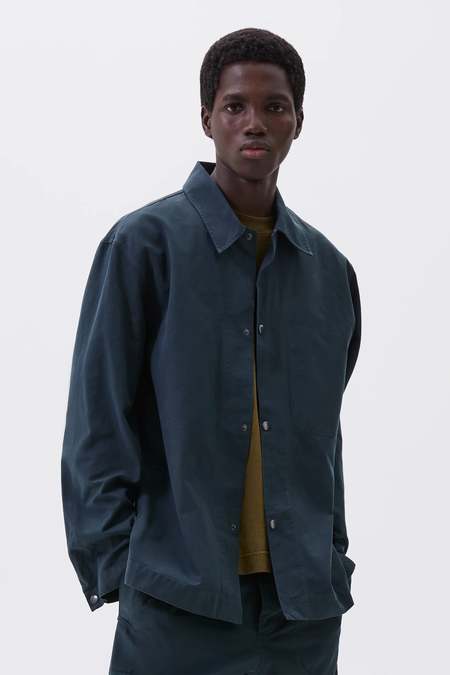 Margaret Howell Dry Cotton Needlecord Big Pocket Shirt - Lead