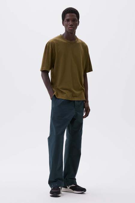 Margaret Howell Tapered Trouser in Workwear Cotton - Black