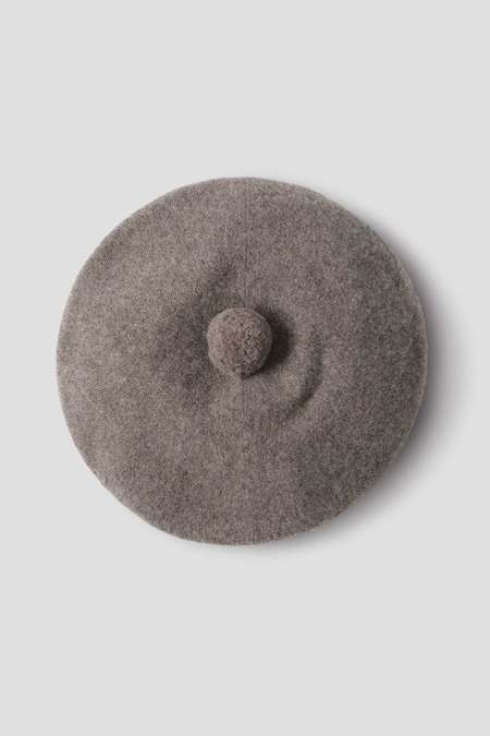Misha & Puff Popcorn Beret - Carbon Grey | Garmentory