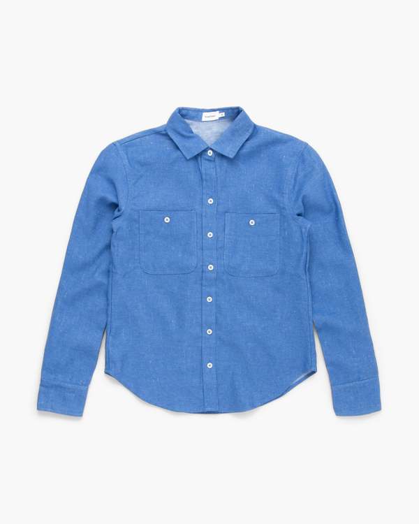 Richer Poorer Roma Work Shirt - Blue