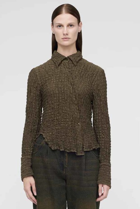 Song for the Mute Double Layered Sleeves Sweater - Wine | Garmentory