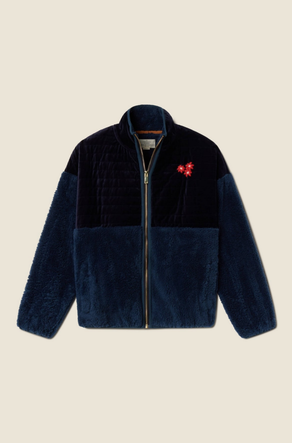 Trovata Lennox Sapphire Zip Up Jacket
