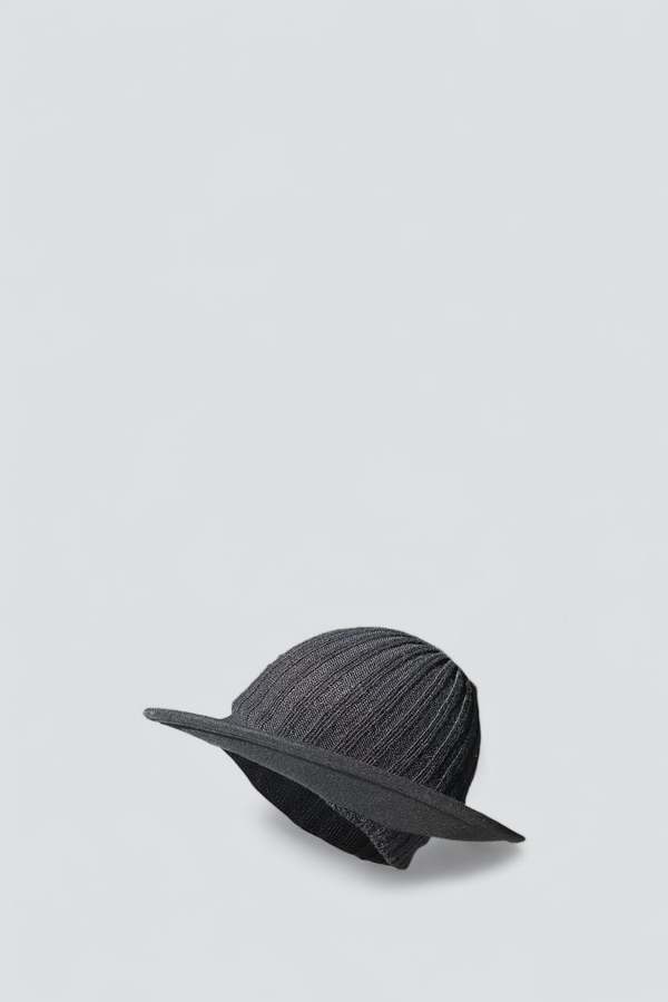 BLESS Black Wool Hatcap