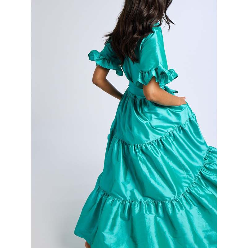 Mille Victoria Dress - Atlantic Taffeta