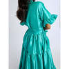 Mille Victoria Dress - Atlantic Taffeta - Thumbnail 7