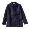 Le Mont St Michel Victorien Wool Work Jacket - Navy - Thumbnail 1