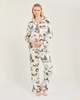 Katie Kime Holiday Toile Long Sleeve Pajama Pants Set - Multi - Thumbnail 2