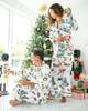 Katie Kime Holiday Toile Long Sleeve Pajama Pants Set - Multi - Thumbnail 3