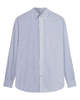 E.L.V. Denim Mina Shirt - Blue/White - Thumbnail 1