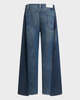 E.L.V. Denim Siouxie Wide Leg Zip Jeans - Blue - Thumbnail 2