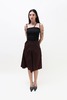 Talia Byre Pencil Skirt - Burgundy - Thumbnail 2
