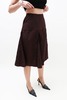Talia Byre Pencil Skirt - Burgundy - Thumbnail 3