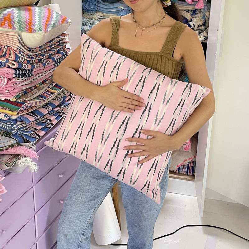 Archive New York Xela Jaspe Pillow - Light Pink