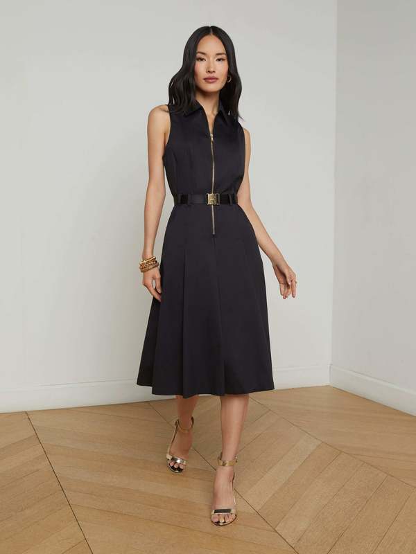 chinese dress ladies Kylo Dress Tobi Blue Print – Noellafashion.com main image 1