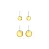 MAANCY Stud Earring Pack for Fluted Earrings Earrings - Thumbnail 4