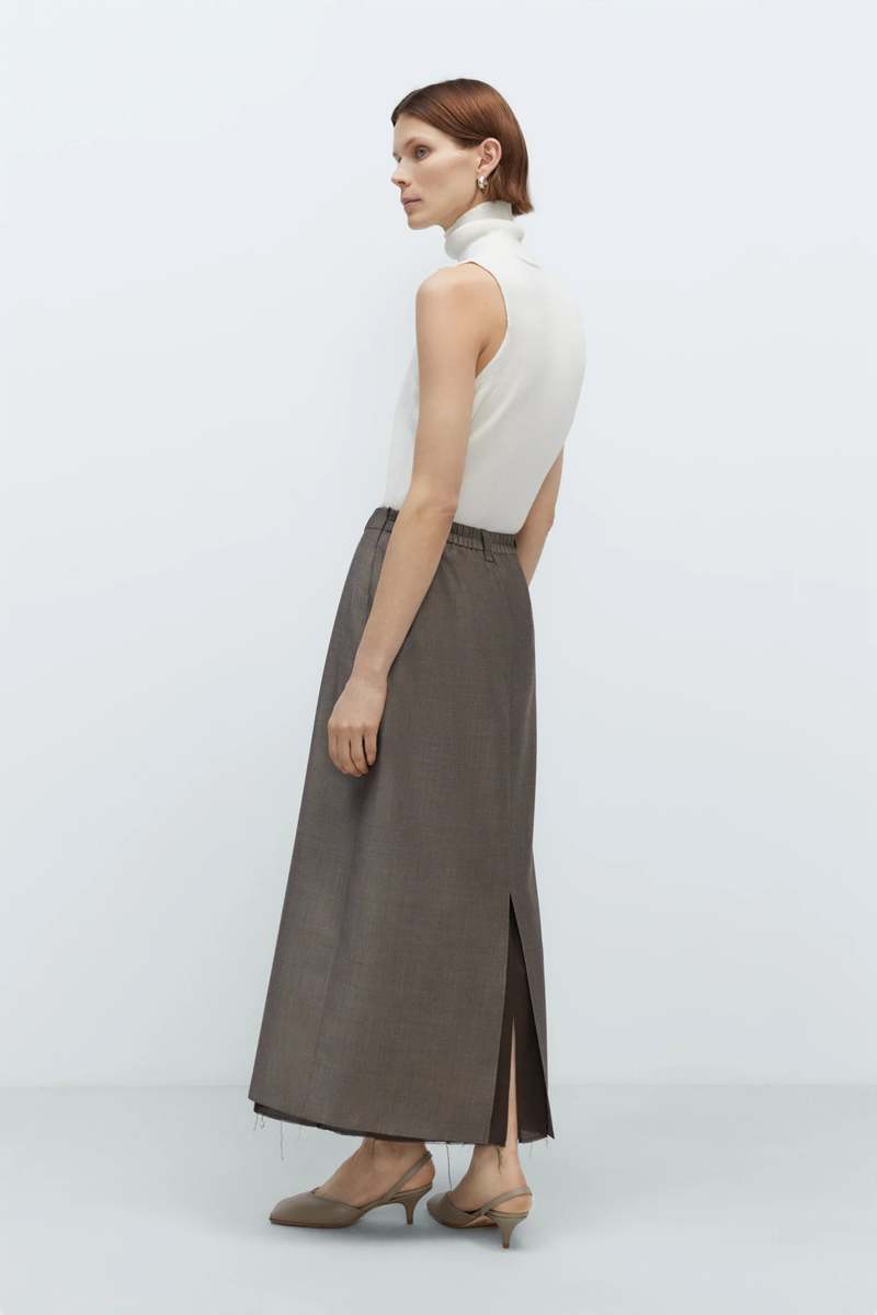 Cordera Tailoring Mohair Long Skirt