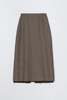 Cordera Tailoring Mohair Long Skirt - Thumbnail 4
