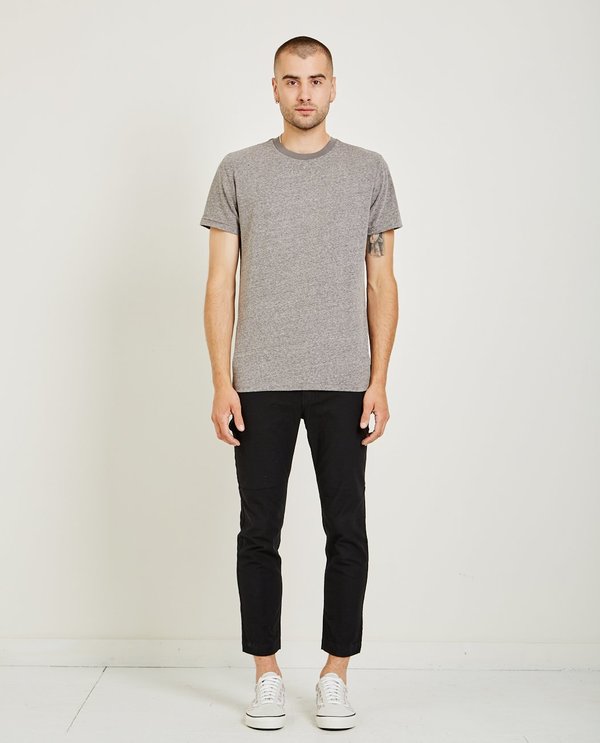 AR321 MELANGE CREW NECK TEE - MEDIUM GRAY AR321 MELANGE CREW NECK TEE - MEDIUM GRAY