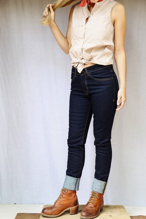 Willie Imogene Slim Indigo Rinse Jeans 