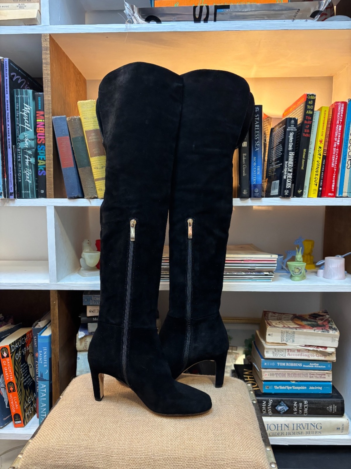 L'agence Suede Over The Knee Boots - Image 2 of 5